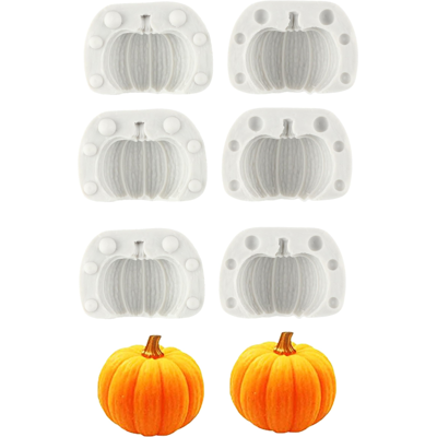 KAJFJAD Moules En Silicone 3d Demi-citrouille (lot De 6) Pour Chocolat, Bonbons, Fondant, Décoration De Gâteaux, Savons, Bougies Et Résine, Idéaux Pour Halloween, Thanksgiving Et L'Automne. Couleur : Blanc. Publicité KAJFJAD Moules En Silicone 3d Demi-citrouille (lot De 6) Pour Chocolat, Bonbons, Fondant, Décoration De Gâteaux, Savons, Bougies Et Résine, Idéaux Pour Halloween, Thanksgiving Et L'Automne. Couleur : Blanc. Publicité