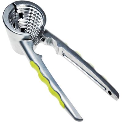SYMOLEXA 1 - Casse-noisette - Alliage D&39aluminium - Poignée Silicone Antidérapante - Pour Noix Amandes Pistaches Pécan - Cuisine Maison - Argent - 18x6cm - Publicité SYMOLEXA 1 - Casse-noisette - Alliage D&39aluminium - Poignée Silicone Antidérapante - Pour Noix Amandes Pistaches Pécan - Cuisine Maison - Argent - 18x6cm - Publicité
