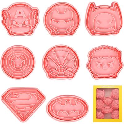 Generic Emporte Pièce, 8pcs Moule Biscuit, Decoupoir Patisserie, Moule Empreinte Patisserie, Pour Décoration De Fondant, Biscuit, Cookie, Gâteau - Publicité Generic Emporte Pièce, 8pcs Moule Biscuit, Decoupoir Patisserie, Moule Empreinte Patisserie, Pour Décoration De Fondant, Biscuit, Cookie, Gâteau - Publicité