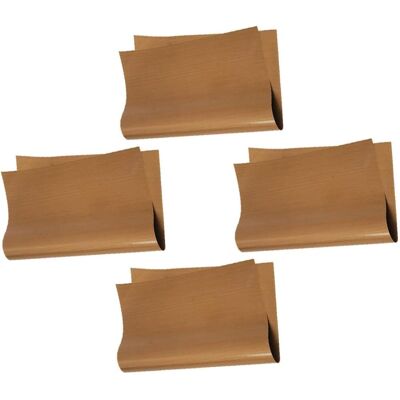 GRASSLIN Lot De 4 Torchons Antiadhésifs Pour Plaque De Cuisson En Ptfe Et Fibre De Verre, Réutilisables Et Résistants La Chaleur Pour Pâtisserie Four Facile À Nettoyer'-'- - Publicité GRASSLIN Lot De 4 Torchons Antiadhésifs Pour Plaque De Cuisson En Ptfe Et Fibre De Verre, Réutilisables Et Résistants La Chaleur Pour Pâtisserie Four Facile À Nettoyer'-'- - Publicité