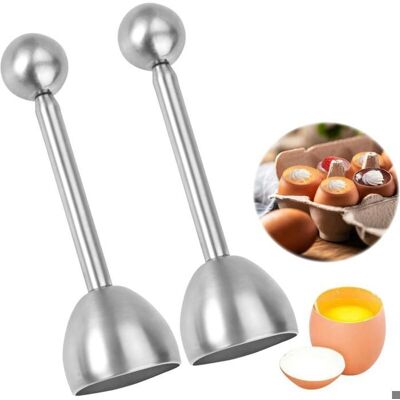 Cellfast Lot De 2 Ouvre-œufs En Acier Inoxydable, Coupe-œuf Outil D'Oeuf Décapsuleur Coquille Oeuf, Ouvre Oeuf Coupe Oeuf À La Coque Outil - Publicité Cellfast Lot De 2 Ouvre-œufs En Acier Inoxydable, Coupe-œuf Outil D'Oeuf Décapsuleur Coquille Oeuf, Ouvre Oeuf Coupe Oeuf À La Coque Outil - Publicité
