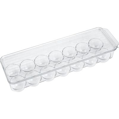 GRASSLIN 1 Boîte À Oeufs, Plastique Acrylique, Couvercle Et Poignée, Transparent, 14 Oeufs, Réfrigérateur Cuisine - Publicité GRASSLIN 1 Boîte À Oeufs, Plastique Acrylique, Couvercle Et Poignée, Transparent, 14 Oeufs, Réfrigérateur Cuisine - Publicité