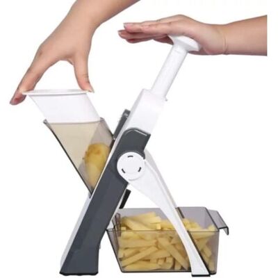 ABYSSE Accessoire De Rangement Pour Cuisine, Trancheuse À Légumes, Artefact De Cuisine De Sécurité Pour La Nourriture, La Salade, La Cuisine, Les Éplucheurs, Utilisation Multifonctionnelle (gris) - Publicité ABYSSE Accessoire De Rangement Pour Cuisine, Trancheuse À Légumes, Artefact De Cuisine De Sécurité Pour La Nourriture, La Salade, La Cuisine, Les Éplucheurs, Utilisation Multifonctionnelle (gris) - Publicité