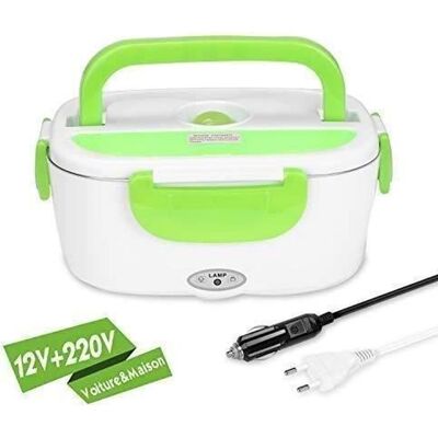 Cellfast Boîte Chauffante Lunch Box Électrique - Inox - 220v - 1200ml - 2 Compartiments - Nettoyage Facile - Publicité Cellfast Boîte Chauffante Lunch Box Électrique - Inox - 220v - 1200ml - 2 Compartiments - Nettoyage Facile - Publicité