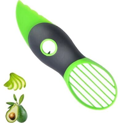 OEM Trancheur D'Avocat 3 En 1 - Éplucheur De Fruits Au Beurre De Karité, Séparateur De Pulpe, Couteau En Plastique, Outils De Légumes De Cuisine, Gadget De Cuisine - Publicité OEM Trancheur D'Avocat 3 En 1 - Éplucheur De Fruits Au Beurre De Karité, Séparateur De Pulpe, Couteau En Plastique, Outils De Légumes De Cuisine, Gadget De Cuisine - Publicité