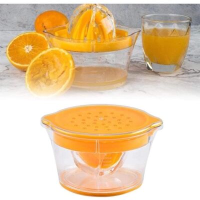 Cellfast Presse-agrumes Manuel Multifonction 4 En 1 Avec Alésoir Multitailles, Séparateur De Jaune D'Œuf, Râpe À Gingembre/ail, Orange - Publicité Cellfast Presse-agrumes Manuel Multifonction 4 En 1 Avec Alésoir Multitailles, Séparateur De Jaune D'Œuf, Râpe À Gingembre/ail, Orange - Publicité