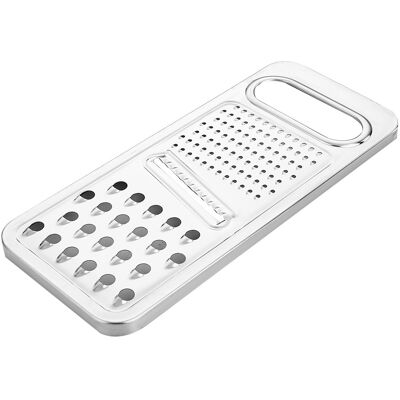 Generic Râpe 3-en-1 Avec Râpe Grossière Râpe Fine Et Lame À Trancher Cadre Plastique Antidérapant Râpe Plate Pour Fromage Légumes Et Épices Lavable Au Lave - Publicité Generic Râpe 3-en-1 Avec Râpe Grossière Râpe Fine Et Lame À Trancher Cadre Plastique Antidérapant Râpe Plate Pour Fromage Légumes Et Épices Lavable Au Lave - Publicité