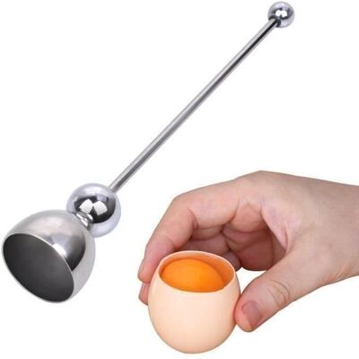 Cellfast Jl Coupe-oeuf Coque, Toqueur À Oeufs, Ouvre-oeuf, Outil De Coupe D'Oeuf En Acier Inoxydable 3.8 X 3.8 X 24 Cm - Jlprm824aa1742 - Publicité Cellfast Jl Coupe-oeuf Coque, Toqueur À Oeufs, Ouvre-oeuf, Outil De Coupe D'Oeuf En Acier Inoxydable 3.8 X 3.8 X 24 Cm - Jlprm824aa1742 - Publicité