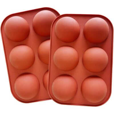 Scotch Moule Silicone Demi-sphère, 2 Paquets Silicone Moules De Cuisson, Rond Moule Pour La Fabrication De Boule Chocolat, Gâteau, Pudding, Mousse De Dôme - Publicité Scotch Moule Silicone Demi-sphère, 2 Paquets Silicone Moules De Cuisson, Rond Moule Pour La Fabrication De Boule Chocolat, Gâteau, Pudding, Mousse De Dôme - Publicité