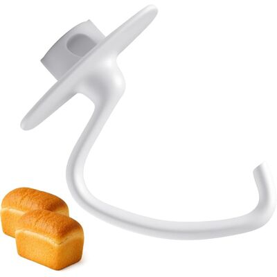 GRASSLIN 1 Crochet Pétrisseur K45dh, Aluminium Nylon, Pour Pâte À Pain, Compatible Kitchen-aid - Publicité GRASSLIN 1 Crochet Pétrisseur K45dh, Aluminium Nylon, Pour Pâte À Pain, Compatible Kitchen-aid - Publicité