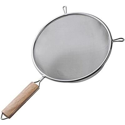 Cellfast Passoire - Acier Inoxydable - 20 Cm - Poignée En Bois - Multi-usage - Durable - Publicité Cellfast Passoire - Acier Inoxydable - 20 Cm - Poignée En Bois - Multi-usage - Durable - Publicité