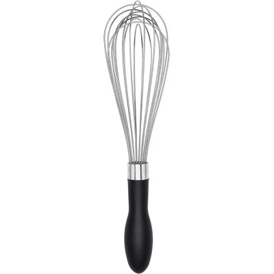 ALVIOR Fouet À Ballons - Tête En Acier Inoxydable - Manche Ergonomique En Abs - Pour Oeufs Meringue Pâtes Sauces - 28 Cm - 1 Pièce - Publicité ALVIOR Fouet À Ballons - Tête En Acier Inoxydable - Manche Ergonomique En Abs - Pour Oeufs Meringue Pâtes Sauces - 28 Cm - 1 Pièce - Publicité