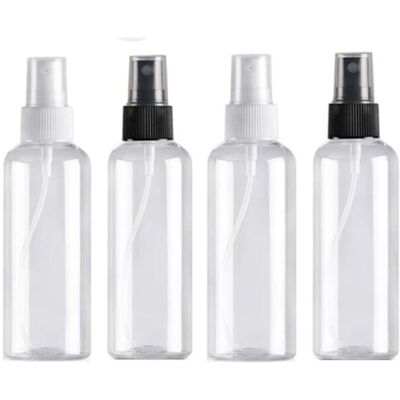 OEM 4pcs Flacon Vaporisateur - 100ml - Bouteille De Voyage Vide - Plastique Réutilisables - Transparent - Atomiseur De Poche - Bouteilles De Pulvérisation - Spray Sous-bouteilles De Cosmétiques-crezuo - Publicité OEM 4pcs Flacon Vaporisateur - 100ml - Bouteille De Voyage Vide - Plastique Réutilisables - Transparent - Atomiseur De Poche - Bouteilles De Pulvérisation - Spray Sous-bouteilles De Cosmétiques-crezuo - Publicité