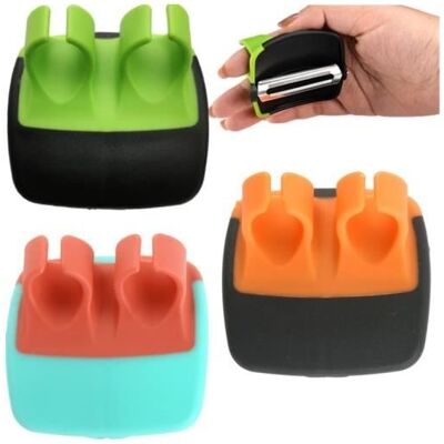 Cellfast Éplucheur - Palm Fruits - Doigt Éplucheur - Acier Inoxydable - Caoutchouc - Design Contemporain - Publicité Cellfast Éplucheur - Palm Fruits - Doigt Éplucheur - Acier Inoxydable - Caoutchouc - Design Contemporain - Publicité