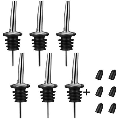 Cellfast Becs Verseurs - 6 Pièces - Acier Inoxydable - Bouchon En Silicone - Conique - Publicité Cellfast Becs Verseurs - 6 Pièces - Acier Inoxydable - Bouchon En Silicone - Conique - Publicité