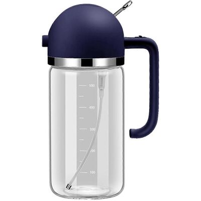 FLAMMKRAFT Distributeur Et Vaporisateur D'Huile 2 En 1 Pour La Cuisson, 550 Ml (18,6 Oz), En Verre De Qualité Alimentaire. Publicité FLAMMKRAFT Distributeur Et Vaporisateur D'Huile 2 En 1 Pour La Cuisson, 550 Ml (18,6 Oz), En Verre De Qualité Alimentaire. Publicité