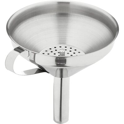 JSSEVN Entonnoir Avec Ane Inox Diamètre 10.5cm - Publicité JSSEVN Entonnoir Avec Ane Inox Diamètre 10.5cm - Publicité