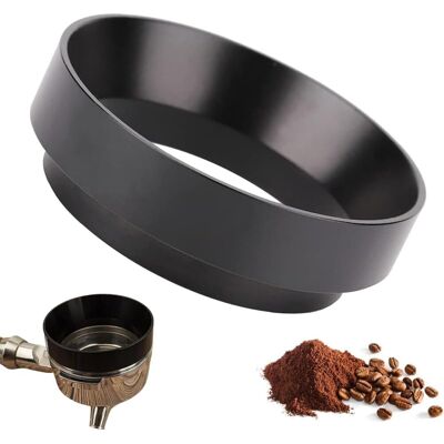 AHLSEN Bravix Anneau De Dosage De Café, Anneau De Dosage De Café Universel, Anneau De Dosage 51mm, Anneau De Dosage De Café En Aluminium, Entonnoir Pour Porte-filtre À Café, Pour La Maison/café (noir) - Publicité AHLSEN Bravix Anneau De Dosage De Café, Anneau De Dosage De Café Universel, Anneau De Dosage 51mm, Anneau De Dosage De Café En Aluminium, Entonnoir Pour Porte-filtre À Café, Pour La Maison/café (noir) - Publicité