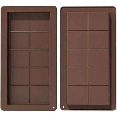 Cellfast Moule À Chocolat - Non-adhérent - Silicone - 2pcs - Résistant À La Chaleur Et Au Froid - Facile À Nettoyer - Publicité Cellfast Moule À Chocolat - Non-adhérent - Silicone - 2pcs - Résistant À La Chaleur Et Au Froid - Facile À Nettoyer - Publicité