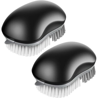 AHLSEN Bravix Pinceaux À Légumes Pinceaux À Fruits, Set De 2, Noir - Publicité AHLSEN Bravix Pinceaux À Légumes Pinceaux À Fruits, Set De 2, Noir - Publicité