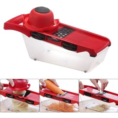 Cellfast Mandoline Trancheuse Manuel Légumes Cutter De Pommes De Terre Trancheuse Carotte Râpe Julienne Oignon Dicer Cuisine - Publicité Cellfast Mandoline Trancheuse Manuel Légumes Cutter De Pommes De Terre Trancheuse Carotte Râpe Julienne Oignon Dicer Cuisine - Publicité