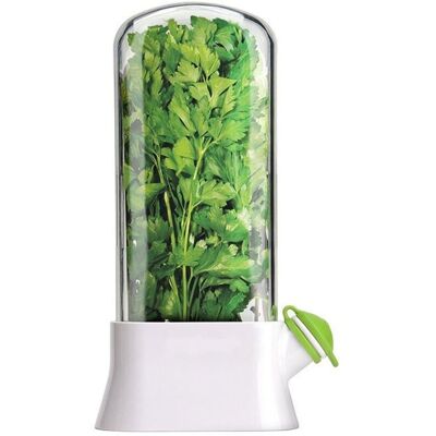 BRINSEA Boîte À Herbes Pour Réfrigérateur – Bocal En Verre Pour La Conservation – Boîte À Légumes – Blanc – - Publicité BRINSEA Boîte À Herbes Pour Réfrigérateur – Bocal En Verre Pour La Conservation – Boîte À Légumes – Blanc – - Publicité