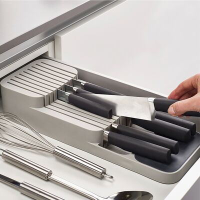 MCKENSA Porte-couteaux De Cuisine, Support Pour Vaisselle, Étagère De Rangement Multifonctionnelle Pour Ustensiles De Cuisine, Organiseur De Tiroirs Pour La Maison - Publicité MCKENSA Porte-couteaux De Cuisine, Support Pour Vaisselle, Étagère De Rangement Multifonctionnelle Pour Ustensiles De Cuisine, Organiseur De Tiroirs Pour La Maison - Publicité