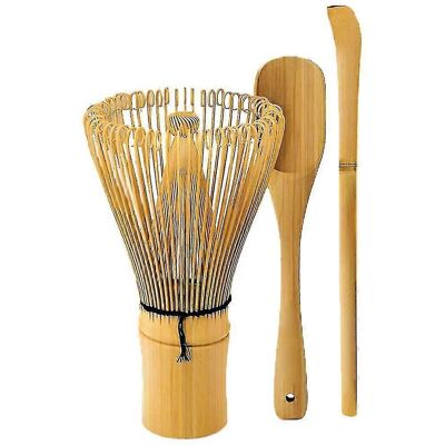 YUDO Ensemble Pour Matcha : Fouet À Matcha, Cuillère Doseuse Traditionnelle, Cuillère À Thé - Publicité YUDO Ensemble Pour Matcha : Fouet À Matcha, Cuillère Doseuse Traditionnelle, Cuillère À Thé - Publicité