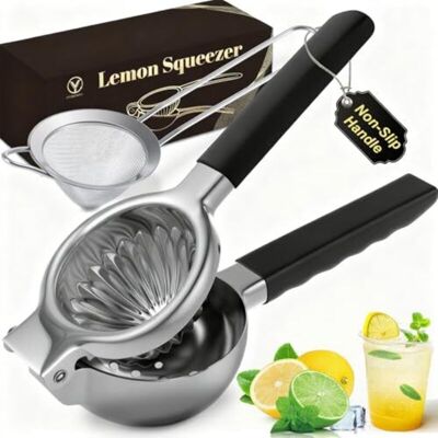 Scotch Presse-citron Manuel Haut De Gamme Grand Format, Presse-citron Vert 8,5 Cm, Presse-agrumes En Acier Inoxydable, Presse-agrumes Manuel Robuste Pour Bar, Cuisine, Restaurant, Compatible Lave-vaisselle - Publicité Scotch Presse-citron Manuel Haut De Gamme Grand Format, Presse-citron Vert 8,5 Cm, Presse-agrumes En Acier Inoxydable, Presse-agrumes Manuel Robuste Pour Bar, Cuisine, Restaurant, Compatible Lave-vaisselle - Publicité