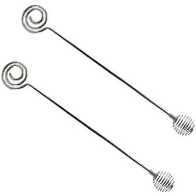 LISATR Lot De 2 Fouets Mélangeurs À Ressort En Acier Inoxydable Pour Salon De Coiffure-22.00x2.50x2.00cm - Publicité LISATR Lot De 2 Fouets Mélangeurs À Ressort En Acier Inoxydable Pour Salon De Coiffure-22.00x2.50x2.00cm - Publicité