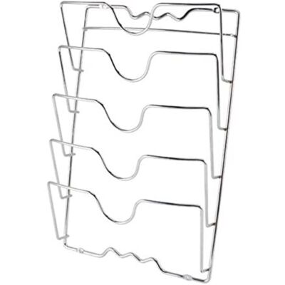 BRINSEA Étagère De Rangement Murale À 5 Niveaux Pour La Cuisine Boîte De Rangement Multifonctionnelle Pour Couvercles De Casseroles Et Planches À Découper, Fixation Murale, Gain De Place - Publicité BRINSEA Étagère De Rangement Murale À 5 Niveaux Pour La Cuisine Boîte De Rangement Multifonctionnelle Pour Couvercles De Casseroles Et Planches À Découper, Fixation Murale, Gain De Place - Publicité