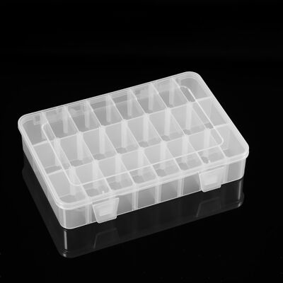 IROVAMI Boîte De Rangement Transparente Pour Bijoux En Plastique, 24 Compartiments, Avec Séparateurs Ajustables. Publicité IROVAMI Boîte De Rangement Transparente Pour Bijoux En Plastique, 24 Compartiments, Avec Séparateurs Ajustables. Publicité