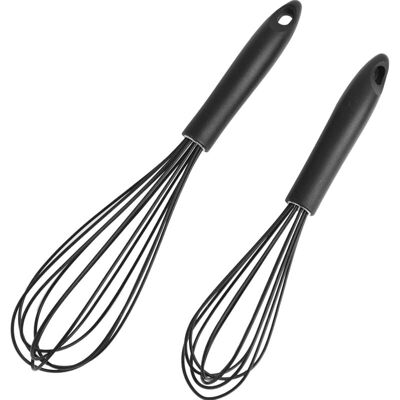 OEM 2 Pièces Fouets De Cuisine En Silicone, Manche Antidérapant Résistant À La Chaleur, Fouets À Ballon 26 Cm Et 30 Cm, Pour Pâtisserie Et Sauces - Publicité OEM 2 Pièces Fouets De Cuisine En Silicone, Manche Antidérapant Résistant À La Chaleur, Fouets À Ballon 26 Cm Et 30 Cm, Pour Pâtisserie Et Sauces - Publicité