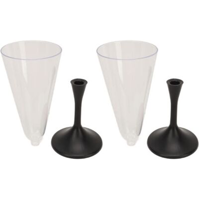 ABYSSE Lot De 2 Verres À Champagne Lumineux Pour Bars Et Boîtes De Nuit, Verres À Vin Lumineux Colorés En Abs Pour Cocktails - Publicité ABYSSE Lot De 2 Verres À Champagne Lumineux Pour Bars Et Boîtes De Nuit, Verres À Vin Lumineux Colorés En Abs Pour Cocktails - Publicité