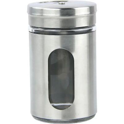 FORTUNEVILLE Saupoudreuse À Épices, Flacon À Épices En Acier Inoxydable, Récipient De 100 Ml Avec 3 Orifices Différents Pour Le Sel Et Le Poivre Noir. Publicité FORTUNEVILLE Saupoudreuse À Épices, Flacon À Épices En Acier Inoxydable, Récipient De 100 Ml Avec 3 Orifices Différents Pour Le Sel Et Le Poivre Noir. Publicité