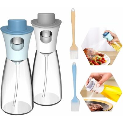 WQZW 4pcs Vaporisateur Huile Pluvérisateur D'Huile Spray Huile Olive Distributeur Avec Pinceau À Pâtisserie Pinceau De Cuisine Silicone Brosse De Barbecue Pour Cuisine La Cuisson Barbecue Pâtisserie - Publicité WQZW 4pcs Vaporisateur Huile Pluvérisateur D'Huile Spray Huile Olive Distributeur Avec Pinceau À Pâtisserie Pinceau De Cuisine Silicone Brosse De Barbecue Pour Cuisine La Cuisson Barbecue Pâtisserie - Publicité
