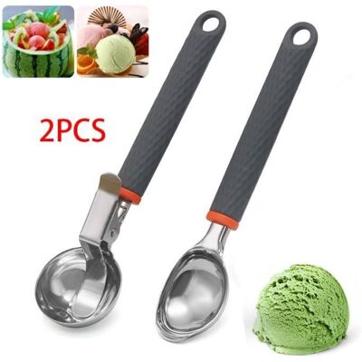 Cellfast Cuillère À Glace - Non Spécifié - Avec Gâchette - Acier Inoxydable - Silicone - Gris - Publicité Cellfast Cuillère À Glace - Non Spécifié - Avec Gâchette - Acier Inoxydable - Silicone - Gris - Publicité
