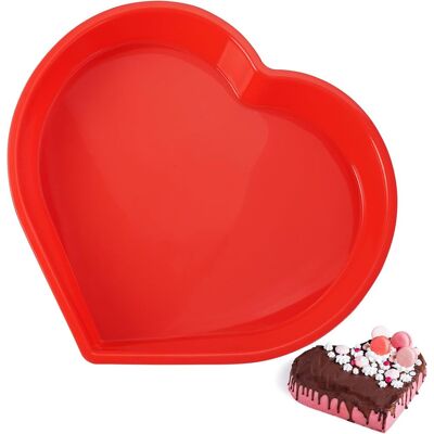 GRASSLIN Moule À Gâteau Moules Silicone En Forme De Coeur, Et Facile Démouler, Convient La Pâtisserie Pour Créer Des Gâteaux, Buddings Gelée - - Publicité GRASSLIN Moule À Gâteau Moules Silicone En Forme De Coeur, Et Facile Démouler, Convient La Pâtisserie Pour Créer Des Gâteaux, Buddings Gelée - - Publicité