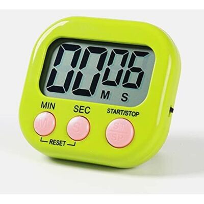 Melissa Minuteur De Cuisine Magnétique Avec Grand Écran Lcd, Minuteries Pour La Cuisson, L'Étude, Alarme Puissante Et Compte À Rebours Vert - Publicité Melissa Minuteur De Cuisine Magnétique Avec Grand Écran Lcd, Minuteries Pour La Cuisson, L'Étude, Alarme Puissante Et Compte À Rebours Vert - Publicité