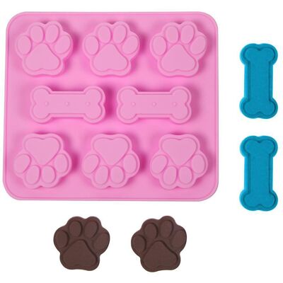 Generic Moule Silicone Qualité Alimentaire Bonbon, Moule À Chocolat Réutilisables, 3d En Forme De Patte De Chien Et D'Os De Chien, Pour Faire Chocolat Ect - Publicité Generic Moule Silicone Qualité Alimentaire Bonbon, Moule À Chocolat Réutilisables, 3d En Forme De Patte De Chien Et D'Os De Chien, Pour Faire Chocolat Ect - Publicité
