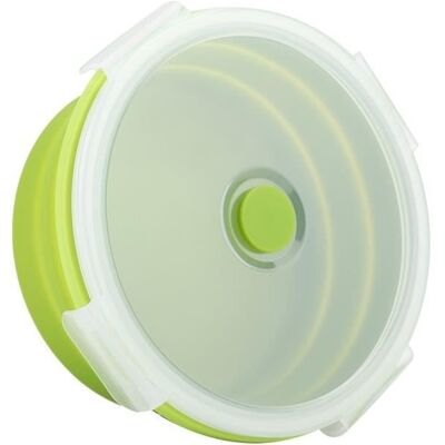 Cellfast Boîte À Lunch Modèle Rond - 800 Ml - Silicone De Qualité Alimentaire - Pliable Et Empilable - Publicité Cellfast Boîte À Lunch Modèle Rond - 800 Ml - Silicone De Qualité Alimentaire - Pliable Et Empilable - Publicité