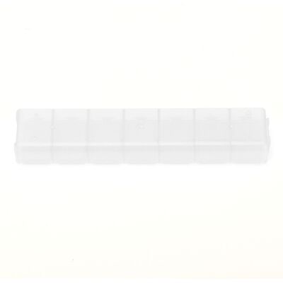 LBVIE Boîte De Rangement Compartimentée À 7 Compartiments Pour Palette Aquarelle, Bijoux, Rangement De Voyage, Plastique Blanc - Publicité LBVIE Boîte De Rangement Compartimentée À 7 Compartiments Pour Palette Aquarelle, Bijoux, Rangement De Voyage, Plastique Blanc - Publicité