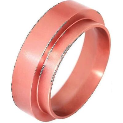 LISATR Anneau Doseur De 58 Mm Pour Entonnoir Doseur En Aluminium De 58 Mm Pour Espresso (or Rose) - Publicité LISATR Anneau Doseur De 58 Mm Pour Entonnoir Doseur En Aluminium De 58 Mm Pour Espresso (or Rose) - Publicité