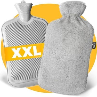 Cellfast Xxl Grande Bouillotte Eau Chaude Peluche 3,5 L – Gris Et Peluche Douce – Pasper Bouillottes - Bouillote Avec Housse Xl Pour Bébés, - Publicité Cellfast Xxl Grande Bouillotte Eau Chaude Peluche 3,5 L – Gris Et Peluche Douce – Pasper Bouillottes - Bouillote Avec Housse Xl Pour Bébés, - Publicité