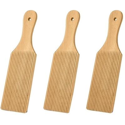 Cellfast 3 Planches À Gnocchi Et Palettes À Beurre En Bois Pour Rouler La Pâte 9,1 X 2,8 Pouces, Outils De Fabrication De Pâtes À Gnocchi - Publicité Cellfast 3 Planches À Gnocchi Et Palettes À Beurre En Bois Pour Rouler La Pâte 9,1 X 2,8 Pouces, Outils De Fabrication De Pâtes À Gnocchi - Publicité