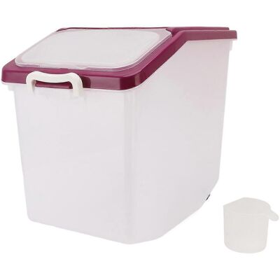 FLAMMKRAFT Récipient À Riz En Pp Transparent Scellé, Distributeur De Riz, Bac De Stockage De Farine Avec Gobelet Pour La Cuisine, Céréales Et Aliments Secs. Publicité FLAMMKRAFT Récipient À Riz En Pp Transparent Scellé, Distributeur De Riz, Bac De Stockage De Farine Avec Gobelet Pour La Cuisine, Céréales Et Aliments Secs. Publicité