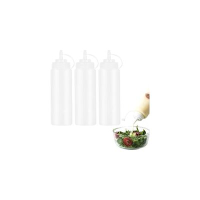 ENLENK Flacon Doseur De Sauce, Lot De 3 Flacons De 240 Ml Plastique, Flacon Doseur, Shaker Pour Assaisonnement, Bouteilles Pour Condiments Pour La Peinture, La Pâtisserie, Le Ketchup, La Sauce - Publicité ENLENK Flacon Doseur De Sauce, Lot De 3 Flacons De 240 Ml Plastique, Flacon Doseur, Shaker Pour Assaisonnement, Bouteilles Pour Condiments Pour La Peinture, La Pâtisserie, Le Ketchup, La Sauce - Publicité
