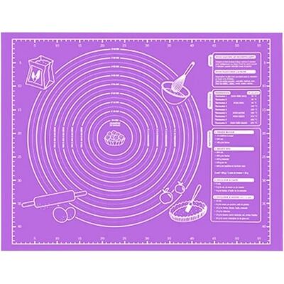 GRASSLIN Tapis De Cuisson À, Feuille De Pâte Réutilisable Antiadhésive Eva 60x45 Cm Avec Guide De Mesure, Grand Tapis Antidérapant Pour, Gâteau, Cuisine, Pâtisserie À La Maison Pour Femmes Et Homme'-'- - Publicité GRASSLIN Tapis De Cuisson À, Feuille De Pâte Réutilisable Antiadhésive Eva 60x45 Cm Avec Guide De Mesure, Grand Tapis Antidérapant Pour, Gâteau, Cuisine, Pâtisserie À La Maison Pour Femmes Et Homme'-'- - Publicité