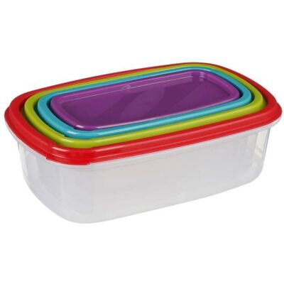 Cellfast 4 Boîtes De Conservation "colors" Plastique - 5 Five Simply Smart - Publicité Cellfast 4 Boîtes De Conservation "colors" Plastique - 5 Five Simply Smart - Publicité