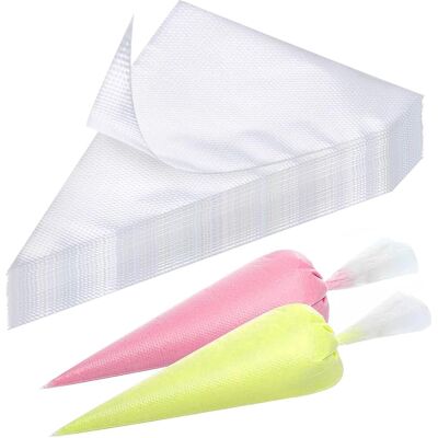 GRASSLIN 100 Pcs Poches À Douilles Patisserie, Poche Douille Jetables Professionnel, A Pour Deco Gateau, Cupcake, Pâtisserie, Biscuits - Sans Accessoires - Publicité GRASSLIN 100 Pcs Poches À Douilles Patisserie, Poche Douille Jetables Professionnel, A Pour Deco Gateau, Cupcake, Pâtisserie, Biscuits - Sans Accessoires - Publicité